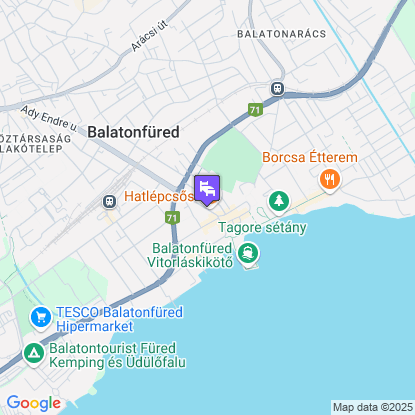 Astoria Hotel és Étterem a térképen