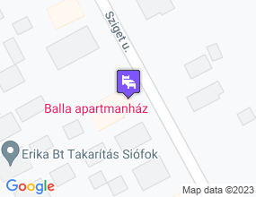 Balla Apartmanház a térképen