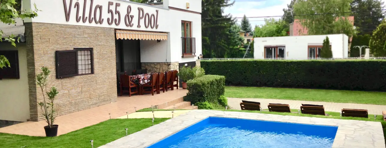 Villa 55 & Pool Sifok - Pnksd (min. 4 j)