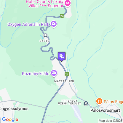 4 vszak Erdeihotel a trkpen