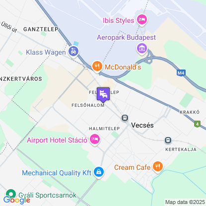 Airport Hotel Budapest a trkpen