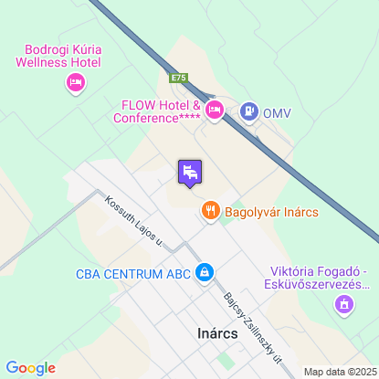Bodrogi Kúria Wellness Hotel a térképen