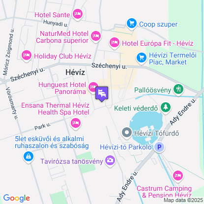 Bonvital Wellness & Gastro Hotel Hévíz a térképen