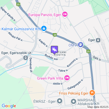 Csobogó Vendégház a térképen