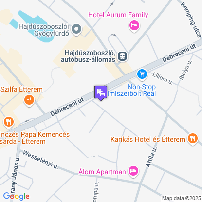 Deák Vendégház a térképen