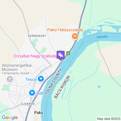 Erzsébet Nagy Szálloda a térképen