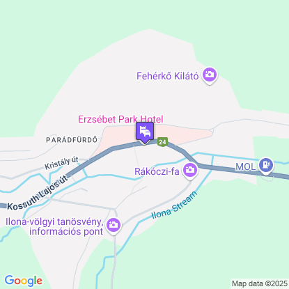 Erzs�bet Park Hotel a t�rk�pen