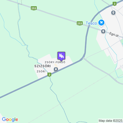 Fenyő Panzió a térképen