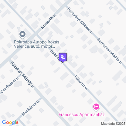 Francesco Apartmanhz a trkpen