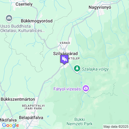 Hegyi Panzió a térképen