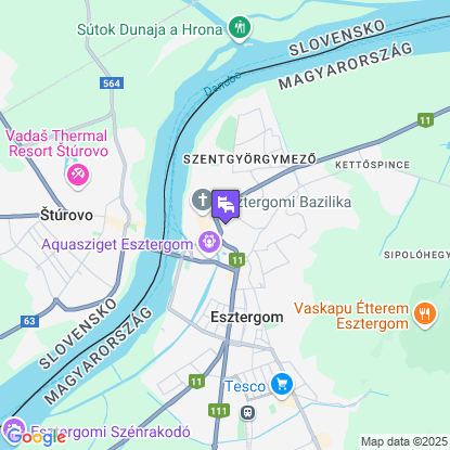 Hotel Adalbert - Szent Tams Hz a trkpen