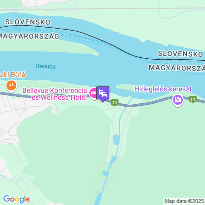 Hotel Bellevue a térképen