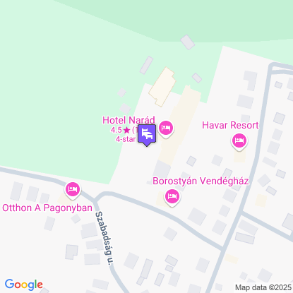 Hotel Narád a térképen