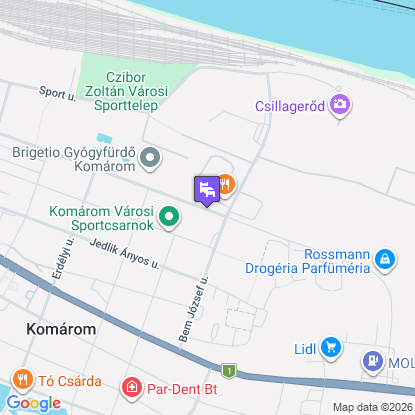 Thermál Apartmanház a térképen