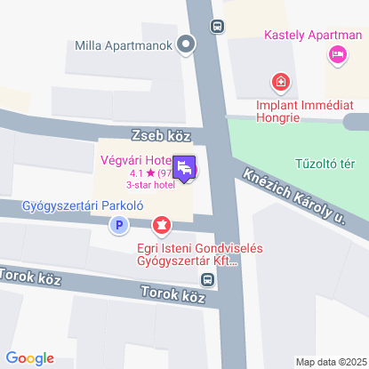 V�gv�ri Hotel Eger a t�rk�pen