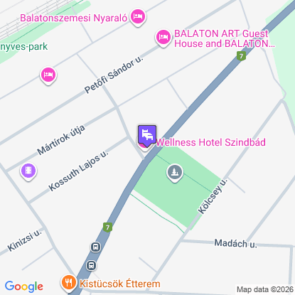 Wellness Hotel Szindb�d  a t�rk�pen