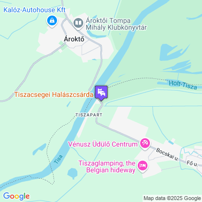 Tiszacsegei Halszcsrda s Panzi  a trkpen